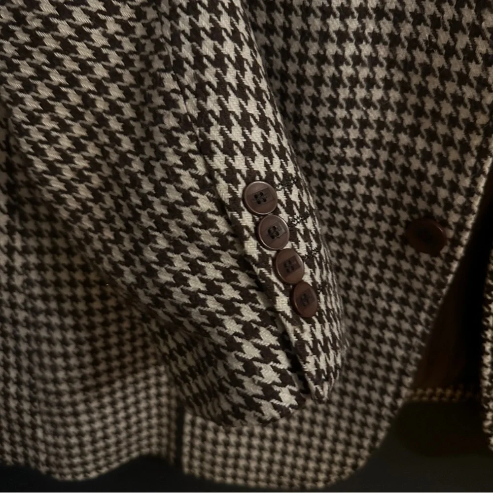 Vintage Venezzi Men's Houndstooth Blazer | Size Medium